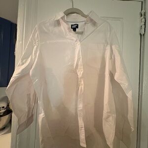 Lands' End Men's Classic White Dress Shirt